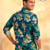 Camisa estampada La Vespita para hombre – estilo moderno y cómodo