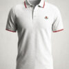 polo de hombre blanco con banderas la española