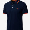 polo de hombre azul marino con banderas la española
