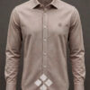 camisa elástica beige de la vespita