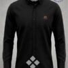 camisa de hombre de filafil negra de la española