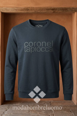 SUDADERA CON RELIEVE GRIS DE CORONEL TAPIOCCA
