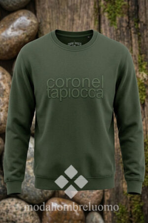 SUDADERA CON RELIEVE VERDE DE CORONEL TAPIOCCA